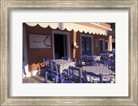 Framed Outdoor Restaurant, Kefallonia, Ionian Islands, Greece