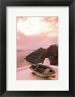 Framed Imerovigli Viewed from Thira, Santorini, Cyclades Island, Greece