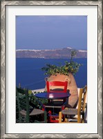 Framed Terrace with Sea View, Santorini, Greece