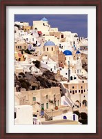 Framed Traditional Architecture on Santorini, Greece