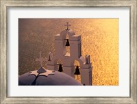 Framed Kimisis Theotokov Church, Santorini, Cyclades Islands, Greece