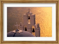 Framed Kimisis Theotokov Church, Santorini, Cyclades Islands, Greece