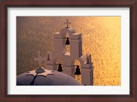 Framed Kimisis Theotokov Church, Santorini, Cyclades Islands, Greece