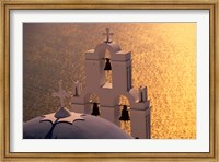 Framed Kimisis Theotokov Church, Santorini, Cyclades Islands, Greece