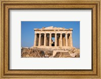 Framed Parthenon, Ancient Architecture, Acropolis, Athens, Greece