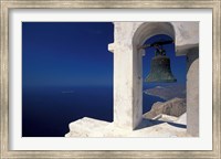 Framed Panagia Kalamiotissa Monastery Bell Tower, Cyclades Islands, Greece