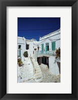 Framed Stairs, Houses and Decorations of Chora, Cyclades Islands, Greece