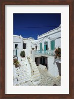 Framed Stairs, Houses and Decorations of Chora, Cyclades Islands, Greece