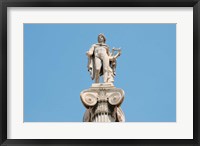 Framed Greek Mythology, Apollo Statue at Athens Academy, Greece