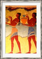 Framed Artwork in Heraklion Knossos Palace, Greece