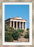 Framed Temple of Hephaestus, Ancient Architecture, Athens, Greece