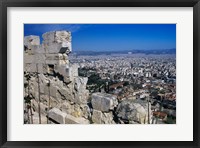 Framed View of Athens From Acropolis, Greece