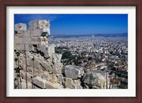 Framed View of Athens From Acropolis, Greece