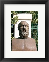 Framed Aeschylus, Classical Athens Bust, Statue, Athens, Greece