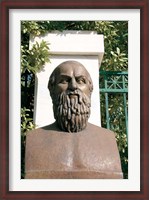 Framed Aeschylus, Classical Athens Bust, Statue, Athens, Greece