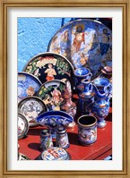 Framed Artwork and Plates of Artists, Athens, Greece