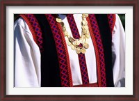 Framed Close-up of Greek Clothes and Traditional Costume, Athens, Greece