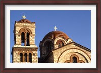 Framed St Nicholas Greek Orthodox Church, Delphi, Greece