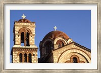 Framed St Nicholas Greek Orthodox Church, Delphi, Greece