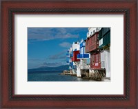 Framed Greece, Cyclades, Mykonos, Hora 'Little Venice' area
