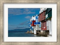 Framed Greece, Cyclades, Mykonos, Hora 'Little Venice' area