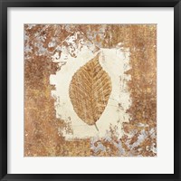 Framed Gilded Leaf II