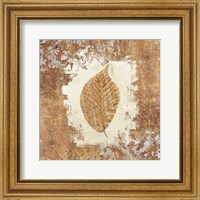 Framed Gilded Leaf II