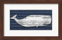 Framed Weathered Whale