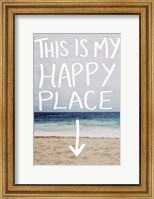 Framed This Is My Happy Place (Beach)