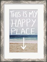 Framed This Is My Happy Place (Beach)