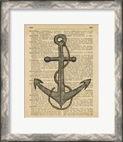 Framed Nautical Series - Anchor