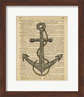 Framed Nautical Series - Anchor