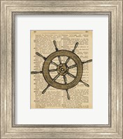 Framed Nautical Series - Ship Wheel