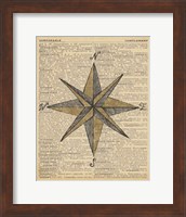 Framed Nautical Series - Nautical Star