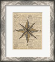 Framed Nautical Series - Nautical Star