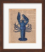 Framed Vintage Lobster
