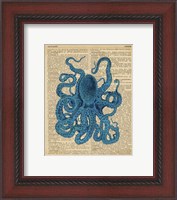 Framed Vintage Octopus