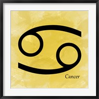 Framed Cancer - Yellow