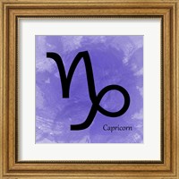 Framed Capricorn - Purple