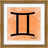 Framed Gemini - Orange