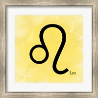 Framed Leo - Yellow