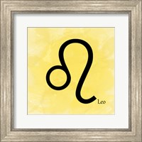 Framed Leo - Yellow