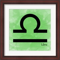 Framed Libra - Green