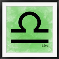 Framed Libra - Green