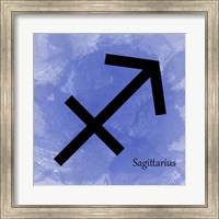 Framed Sagittarius - Blue