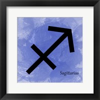 Framed Sagittarius - Blue