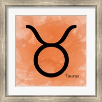 Framed Taurus - Orange