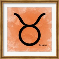 Framed Taurus - Orange