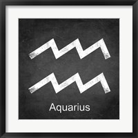 Framed Aquarius - Black