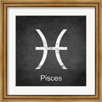 Framed Pisces - Black